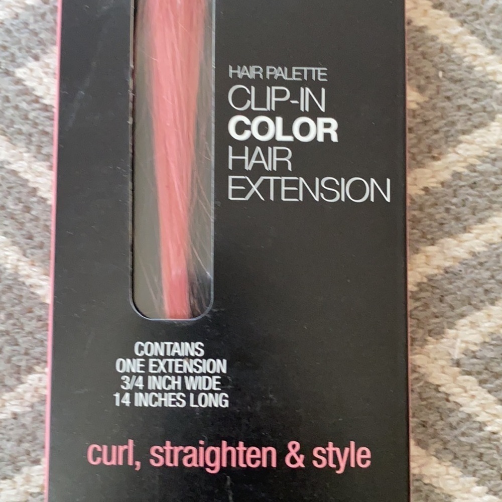 SULTRA Clip On Hair Extension Cameo Pink NWT - Picture 4 of 8